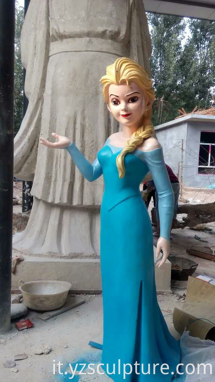 Fiberglass Elsa Sculpture